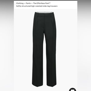 Aritzia Effortless Pant Black Size 10